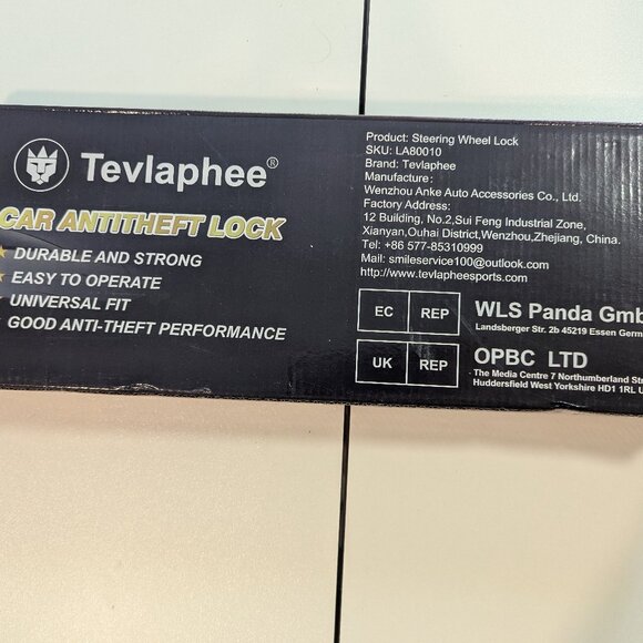 Tevlaphee Car Antitheft Lock - Universal Fit - Picture 3 of 4